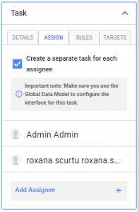 Create a separate task for each assignee